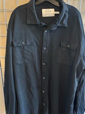 NWOT Old Ranch Men’s XXL Button-Down Shirt Black